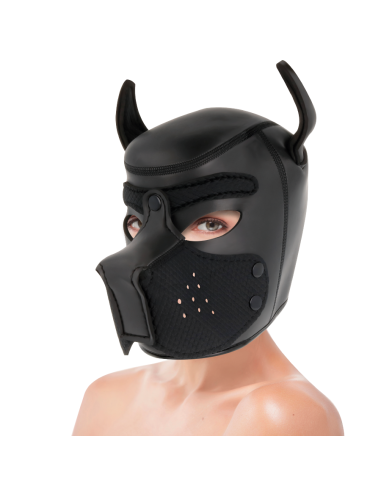 DARKNESS - MASCHERA PER CANI IN NEOPRENE CON MUSERELLA RIMOVIBILE L