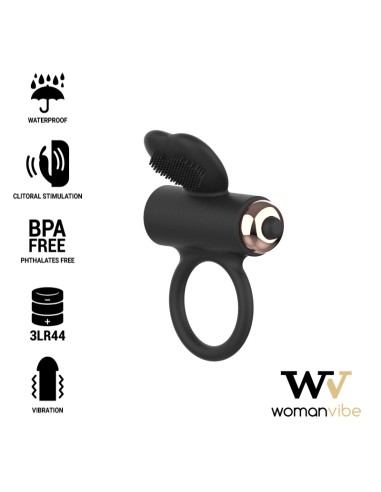 WOMANVIBE - ANELLO VIBRATORE IN SILICONE ZEUS