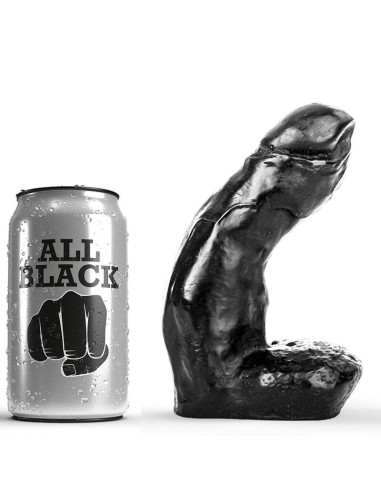 ALL BLACK - DILDO REALISTICO 15 CM