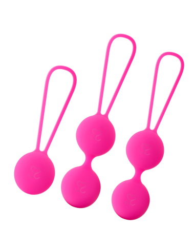 MORESSA - SET OSIAN PREMIUM SILICONE ROSA (Osian One - 51 g  Osian Two - 101 g  Osian Three 85 g)