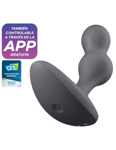 SATISFYER - APP PLUG VIBRANTE DEEP DIVER BLU