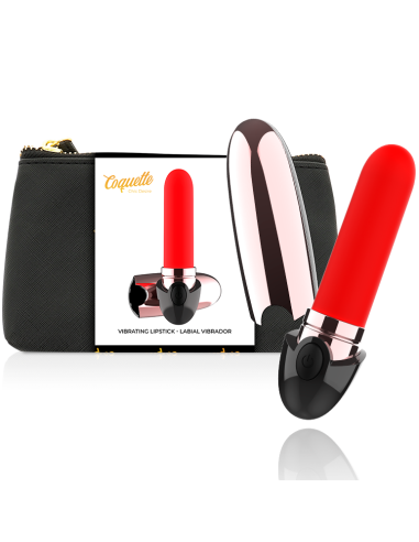 COQUETTE CHIC DESIRE - VIBRATOR ROSSETTO RICARICABILE NERO/ORO