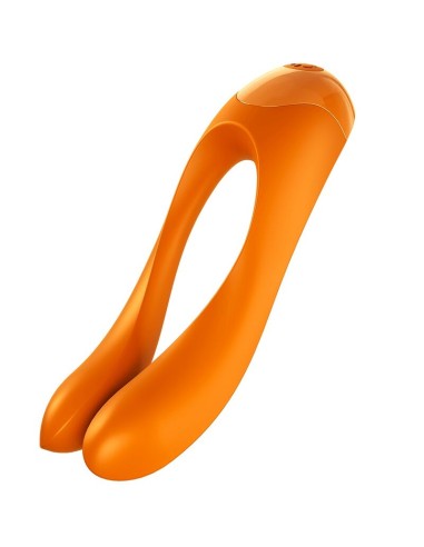 SATISFYER - VIBRATORE DA DITO CANDY CANE NERO