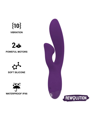 REWOLUTION - REWOFUN VIBRATORE FLESSIBILE CON CONIGLIO