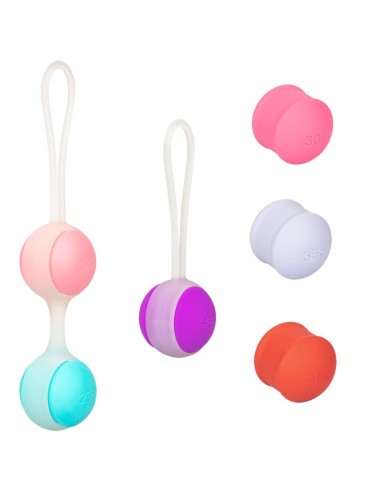 CALEXOTICS - SHE-OLOGY SET BOLAS KEGEL INTERCAMBIABILI