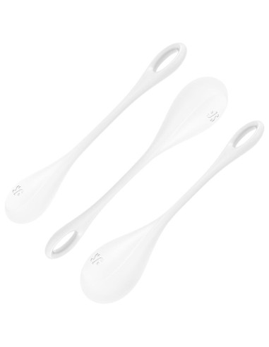 SATISFYER - SET DA ALLENAMENTO YONI POWER 1 BIANCO