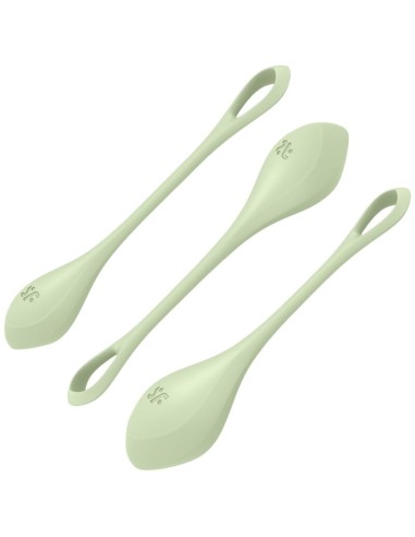 SATISFYER - SET DA ALLENAMENTO YONI POWER 2 VERDE