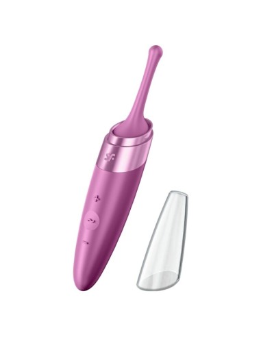 SATISFYER - VIBRATORE CON PUNTA CLIT TWIRLING DELIGHT VIOLA