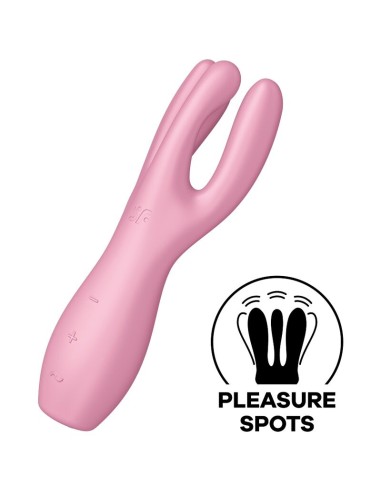 SATISFYER - VIBRATORE THREESOME 3 MENTA