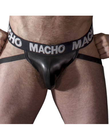 MACHO - MX25NC JOCK NERO PELLE XL