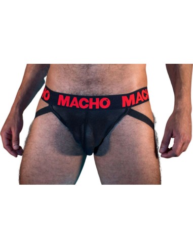 MACHO - MX26X2 JOCK NERO/ROSSO XL