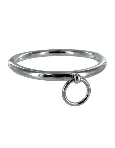 METAL HARD - COLLANA BDSM CON ANELLO 10CM