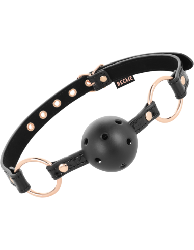 BEGME - BLACK EDITION BALL GAG VEGAN IN PELLE