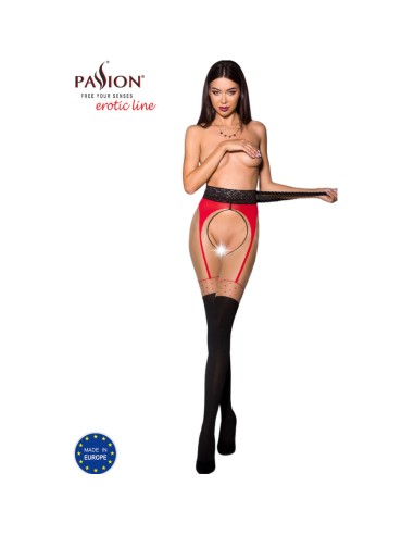 PASSION - TIOPEN 003 COLLANT ROSSO 3/4 20/40 DEN