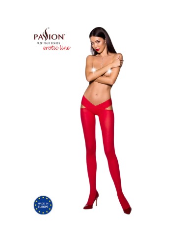 PASSION - TIOPEN 005 COLLANT ROSSO 3/4 60 DEN