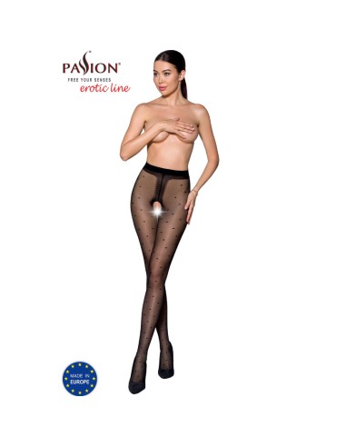 PASSION - TIOPEN 018 COLLANT NERO 3/4 20 DEN