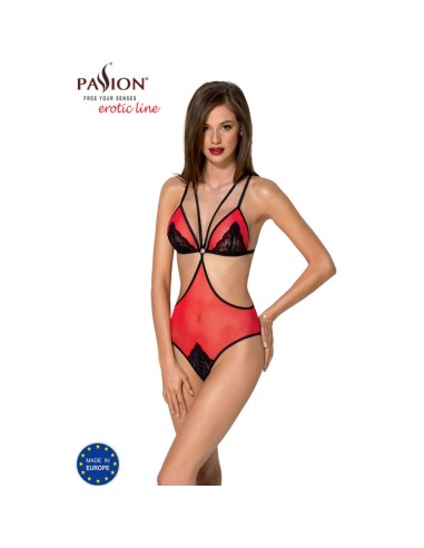 PASSION - PEONIA CORPO LINEA EROTICA ROSSO L/XL