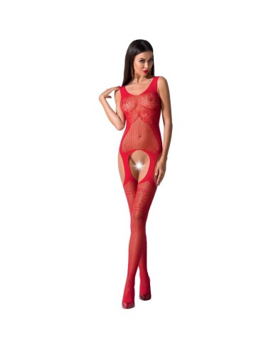 PASSION -DONNA BS061 BODYSTOCKING BIANCO TAGLIA UNICA