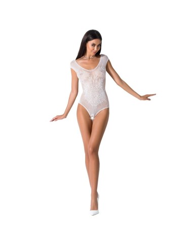 PASSION - WOMAN BS064 BODYSTOCKING BIANCO TAGLIA UNICA