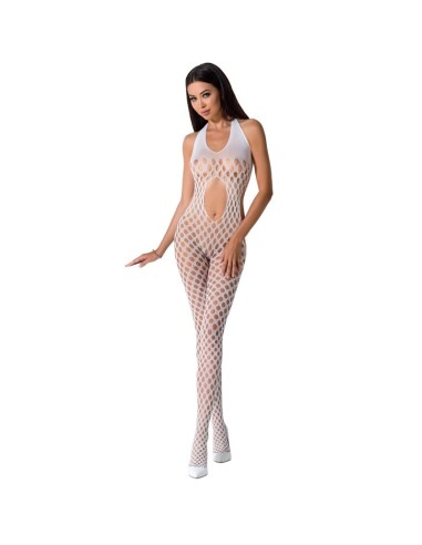 PASSION - WOMAN BS065 BODYSTOCKING BIANCO TAGLIA UNICA