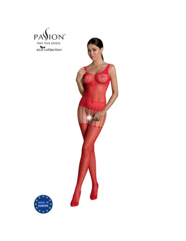 PASSION - COLLEZIONE ECO BODYSTOCKING ECO BS001 BIANCO