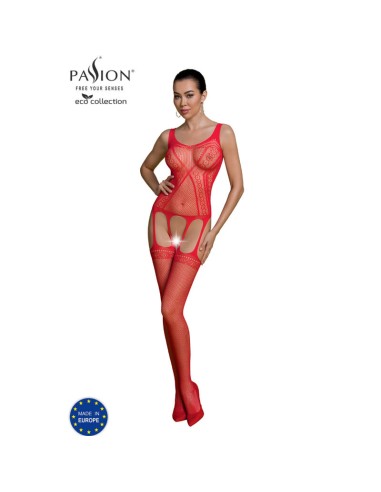 PASSION - COLLEZIONE ECO BODYSTOCKING ECO BS007 BIANCO