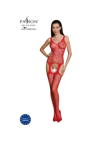 PASSION - COLLEZIONE ECO BODYSTOCKING ECO BS010 BIANCO