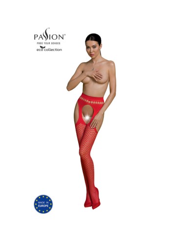 PASSION - COLLEZIONE ECO BODYSTOCKING ECO S002 BIANCO