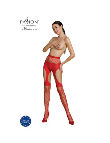 PASSION - COLLEZIONE ECO BODYSTOCKING ECO S005 BIANCO