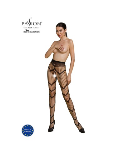 PASSION - COLLEZIONE ECO BODYSTOCKING ECO S006 BIANCO