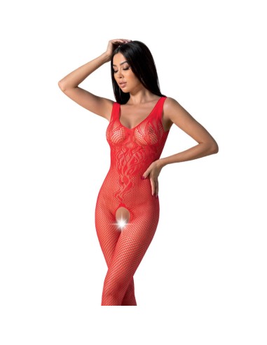 PASSION - BS098 BODYSTOCKING BIANCO TAGLIA UNICA