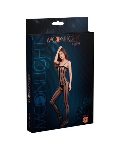 MOONLIGHT - BODYSTOCKING MODELLO 3 NERO TAGLIA UNICA