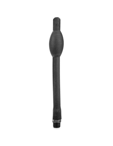 ALL BLACK - DOCCIA ANALE HINCHABLE IN SILICONE 27 CM