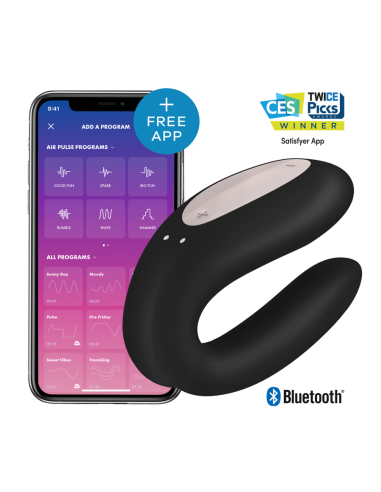 SATISFYER - DOUBLE JOY CON APP VIOLA