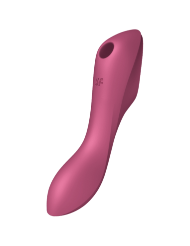 SATISFYER - VIBRATORE CURVY TRINITY 3 AIR PULSE ROSSO