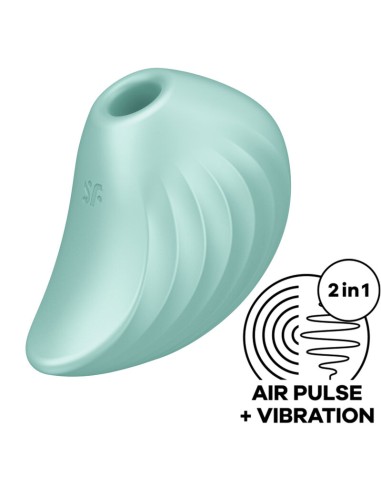 SATISFYER - PEARL DIVER STIMULATOR UND VIBRATOR GRÜN