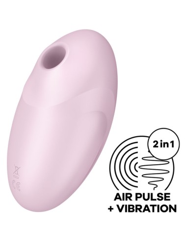 SATISFYER - STIMOLATORE E VIBRATORE VULVA LOVER 3 ROSA