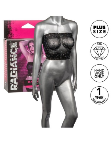 CALEXOTICS - RADIANCE BANDEAU TOP RHINE PLUS TAGLIA