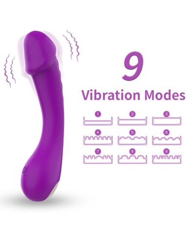 ARMONY - DILDO VIBRATORE G-SPOT IN SILICONE VIOLA