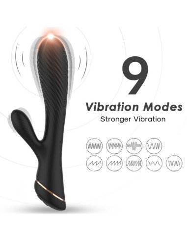 ARMONY - VIBRATORE RABBIT IN SILICONE NERO