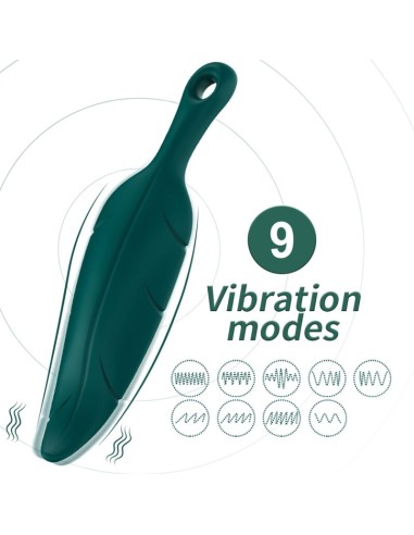 ARMONY - STIMOLATORE E VIBRATORE VERDE FOGLIA