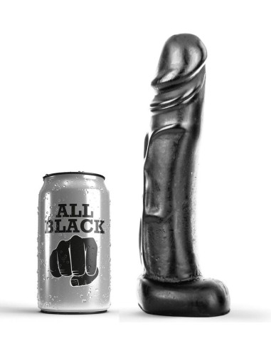 ALL BLACK - DILDO 22 CM