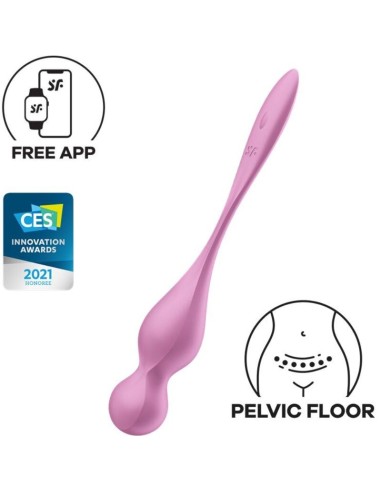 SATISFYER - LOVE BIRDS PALLE VIBRANTI KEGEL ROSA