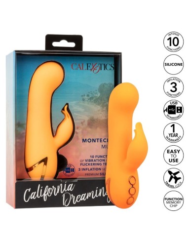 CALEXOTICS - MONTECITO MUSE VIBRATORE RABBIT ORANGE BY CALIFORNIA DREAMING