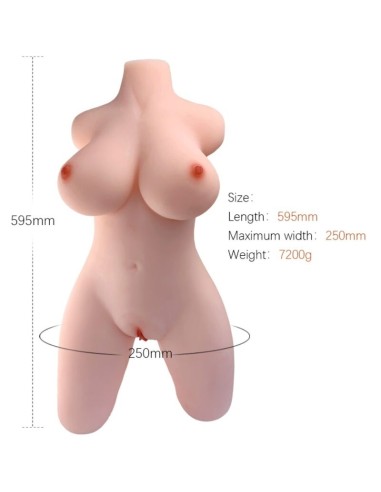 ARMONY - MODELLO REALISTICO DI TORSO FEMMINILE 2