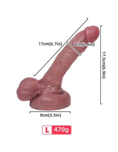 ARMONY - DILDO REALISTICO IN SILICONE LIQUIDO 17 CM