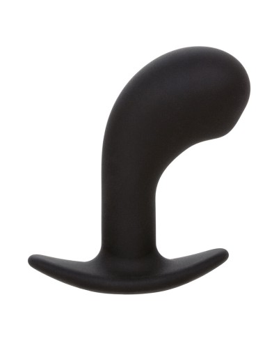 CALEXOTICS - ROCK BOTTOM CURVO PLUG ANALE 10 VIBRAZIONI SILICONE NERO