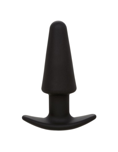 CALEXOTICS - ROCK BOTTOM TAPPO ANALE CONICO 10 VIBRAZIONI SILICONE NERO