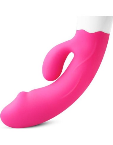 ARMONY - VIBRATORE HAPPY E STIMOLATORE FUCSIA RICARICABILE