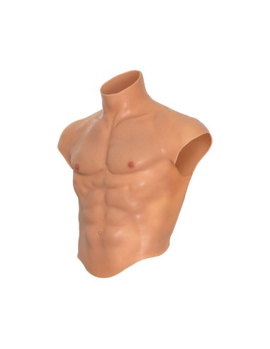 HIDDEN DESIRE - ALTER EGO SILICONE TORSO MASCHILE CAMICIA CON ABS FLESH